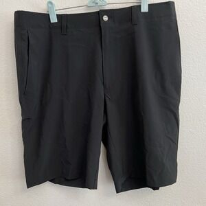 Callaway Men's Black Performance Chino‎ Golf Shorts Size 36 10in inseam Logo
